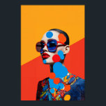 Affiche Collage photo Pop Art<br><div class="desc">Poster collage photo Pop Art "La vie est comme une peinture - plus nous ajoutons de couleurs vives, plus elle devient lumineuse." Pour les amoureux de la couleur et de la pop art !</div>