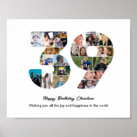 Collage photo pour les 39 ans numéro 39