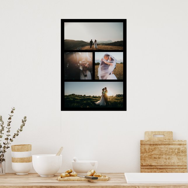 Affiche Collage photo simple moderne (Cuisine)