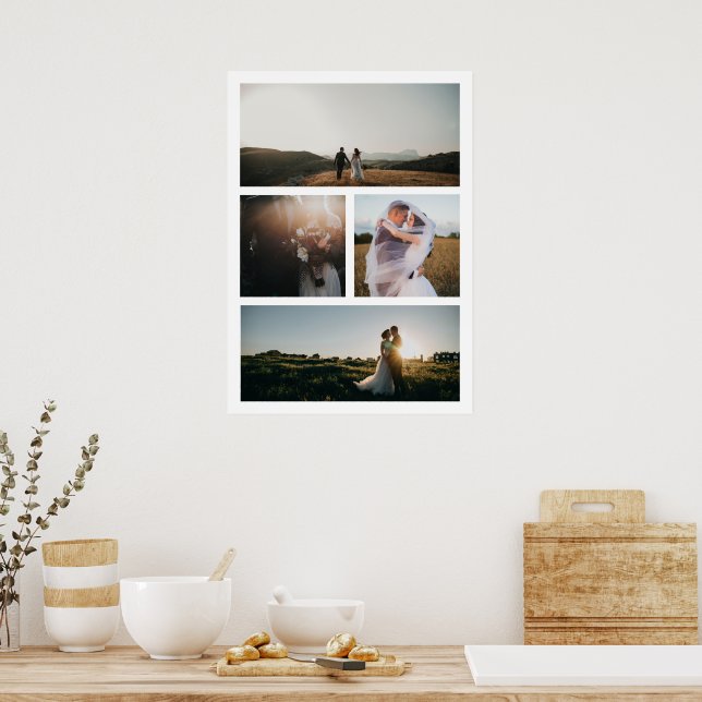 Affiche Collage photo simple moderne (Cuisine)