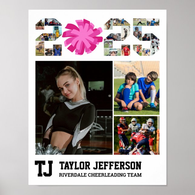 Affiche Collage photo sport 2025 de Cheerled Senior (Devant)