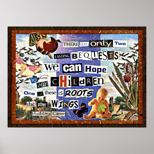 Affiche Collage Roots & Wings (Devant)