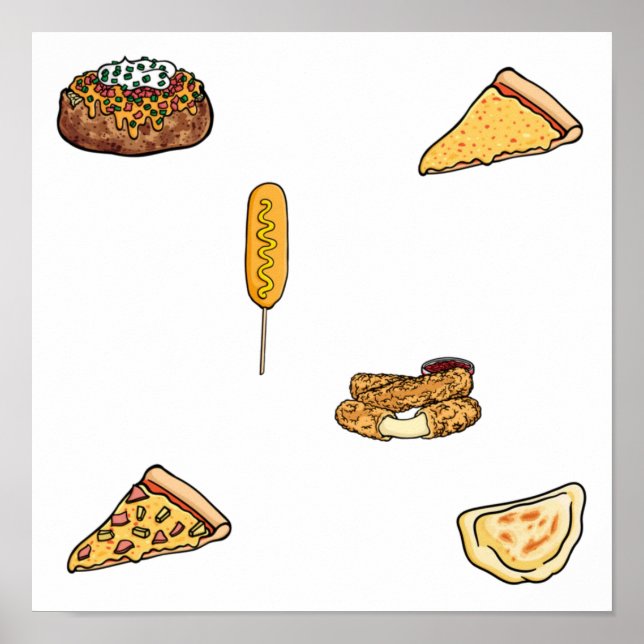 Affiche Collecte de nourriture rapide (Devant)