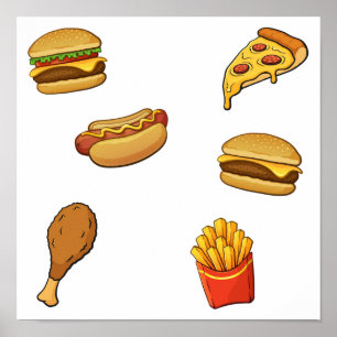 Affiche Collecte de nourriture rapide