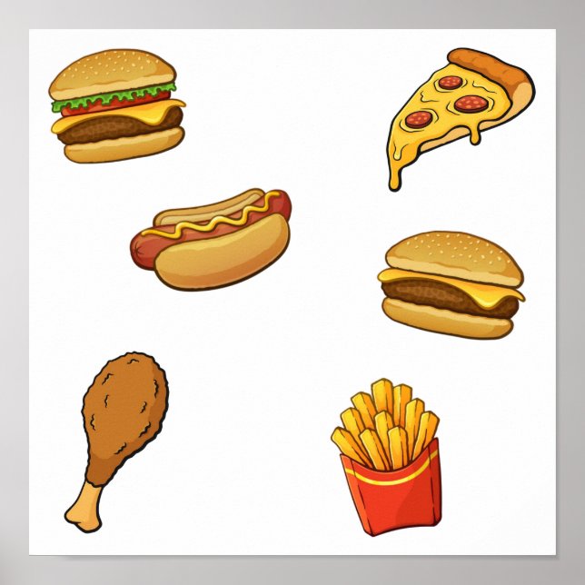 Affiche Collecte de nourriture rapide (Devant)