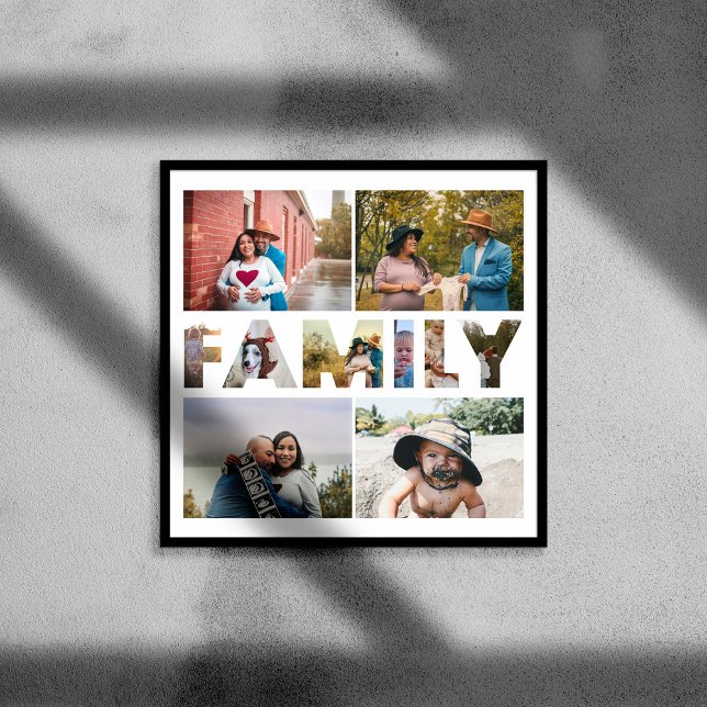 Affiche Collecte De Photos Familiales Personnalisées Poste (Créateur téléchargé)
