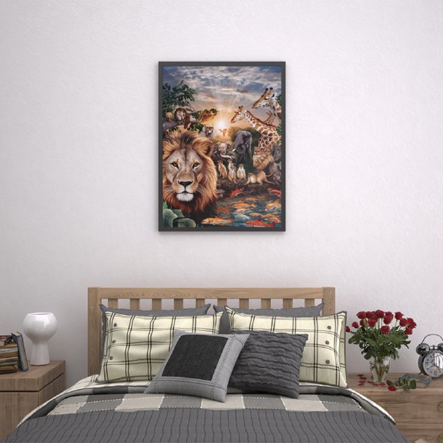 Affiche Collecte majestueuse de jungle (Créateur téléchargé)