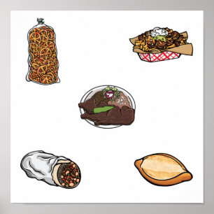 Affiche Collection alimentaire mexicaine