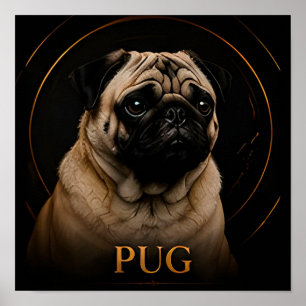 Affiche Collection Charmante Compagnie Pug
