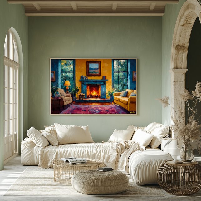 Affiche Collection d'art moderne Fauvism - Couleurs vives (Créateur téléchargé)