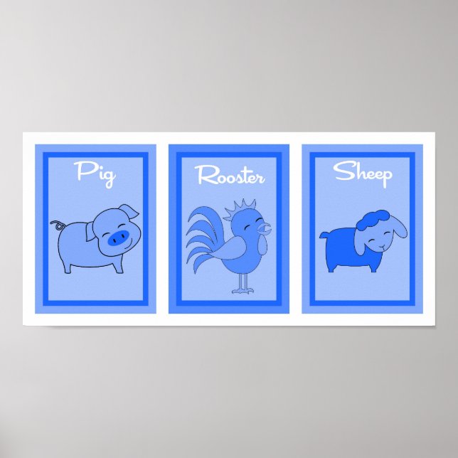 Affiche Collection d'art murale pour garçons de triage de  (Devant)