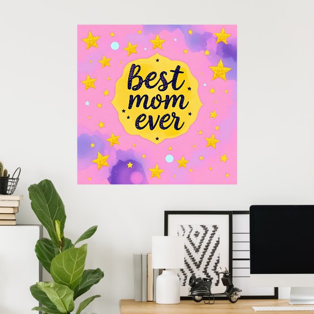 Affiche Collection de cadeaux tendance pour les étoiles de (Bureau à domicile)