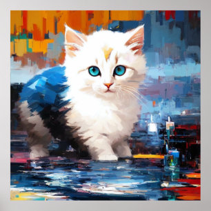 Affiche Collection de chats mignons :