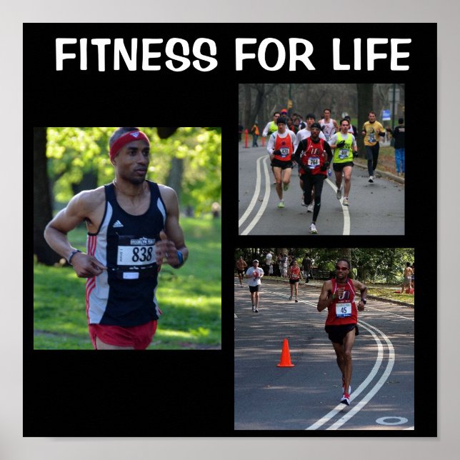 AFFICHE COLLECTION DE LIGNES SPORTIVES (Devant)