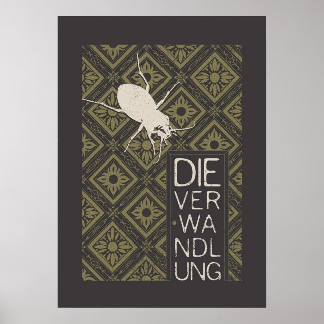 Affiche Collection de livres Kafka La Métamorphose (Devant)