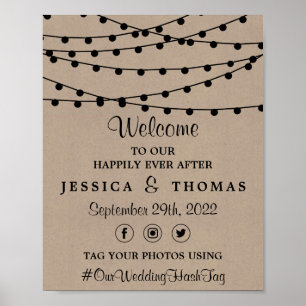 Affiche Collection de Mariages Rustic Kraft