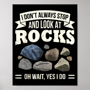 Affiche Collection de roches Regardez les roches Oh attend