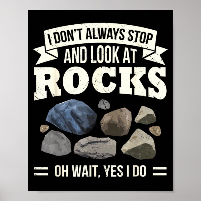 Affiche Collection de roches Regardez les roches Oh attend (Devant)