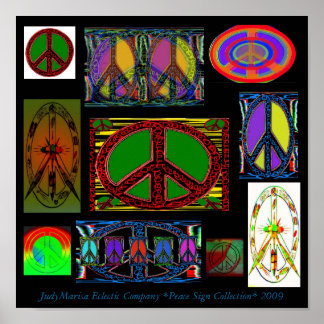 Affiche Collection des signes de la Co.Peace de JudyMarisa