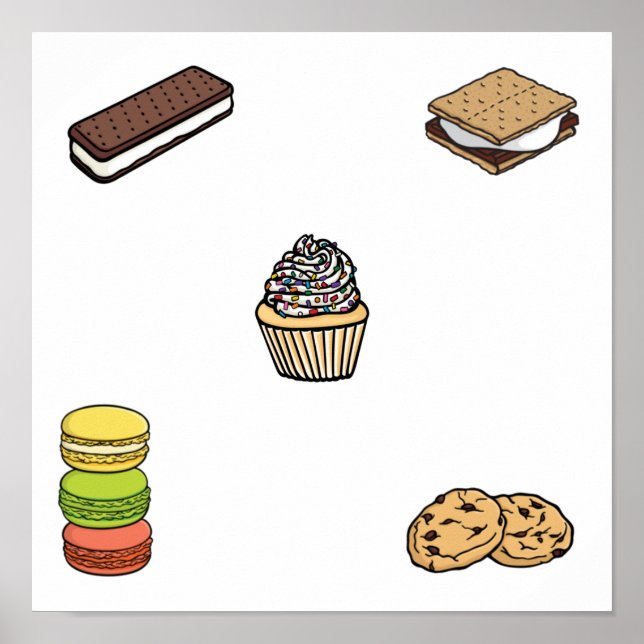 Affiche Collection Dessert (Devant)
