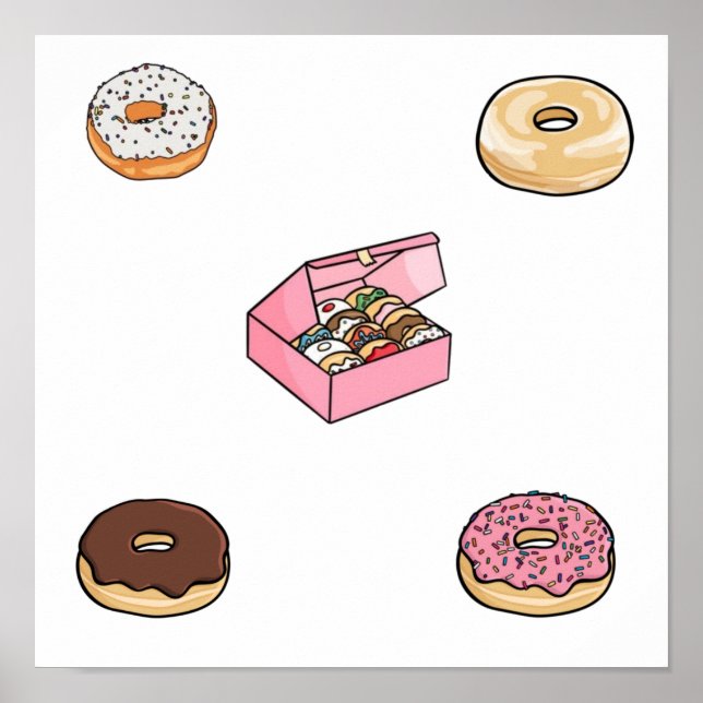Affiche Collection Donuts (Devant)