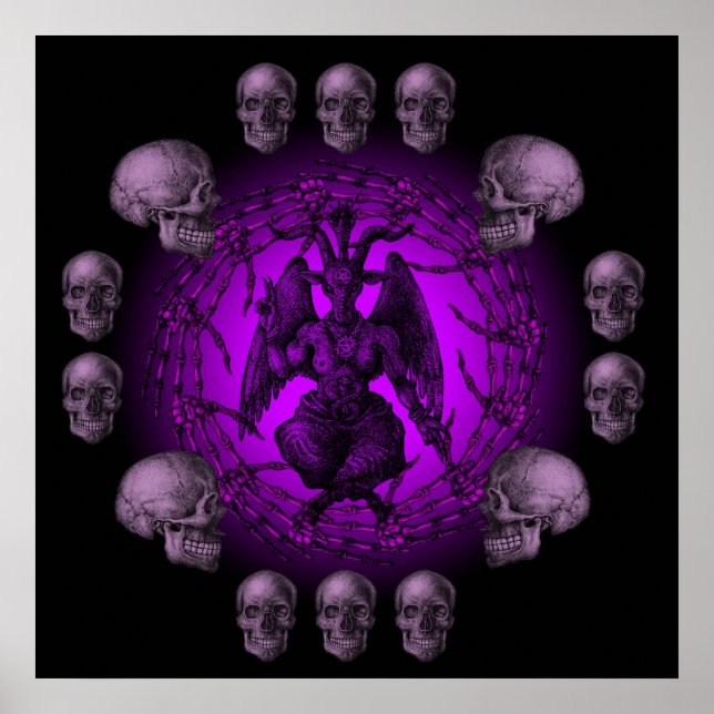 Affiche Collection d'os Baphomet (Devant)