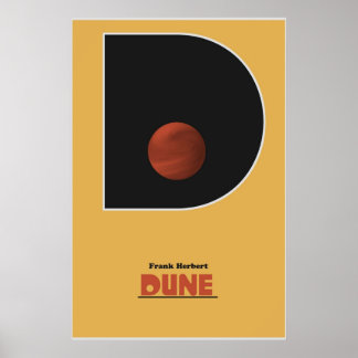 Affiche Collection Dune Scifi Design