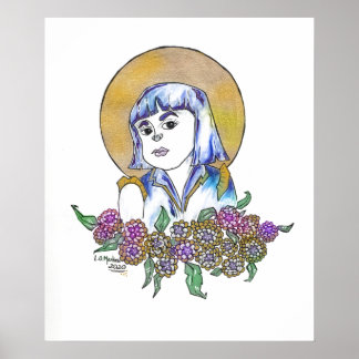 Affiche Collection Femmes Halo Strong en or