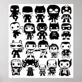 Affiche Collection Funko Pop Out of Box