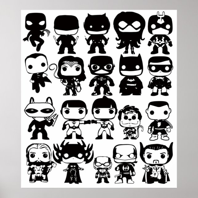 Affiche Collection Funko Pop Out of Box (Devant)