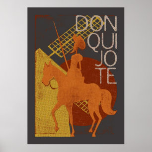 Affiche Collection Livres Don Quichotte