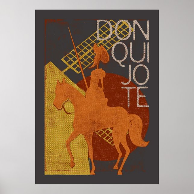 Affiche Collection Livres Don Quichotte (Devant)