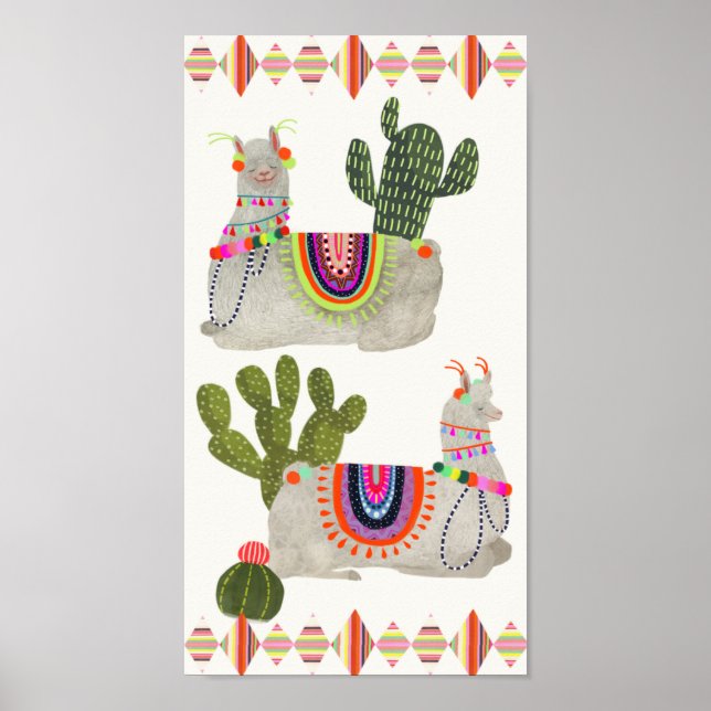 Affiche Collection Llamarama | Llamas souriantes (Devant)
