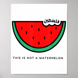 Affiche Collection Palestine 'This is not a Watermelon'