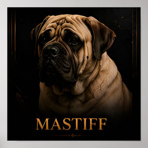 Affiche Collection Royale de Gardien Anglais Mastiff