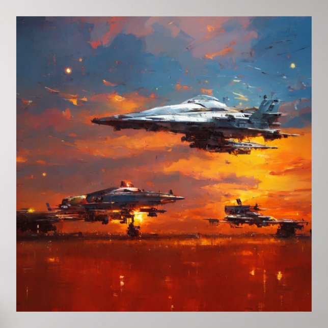 Affiche Collection science-fiction : hommage à John Berkey (Devant)