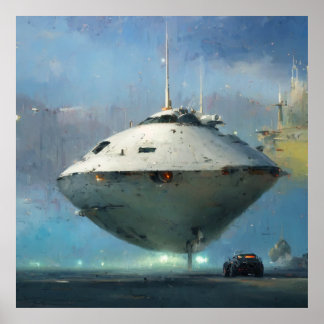 Affiche Collection science-fiction : hommage à John Berkey