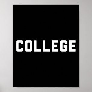 Affiche Collège des années 80 Party House Film Collège 