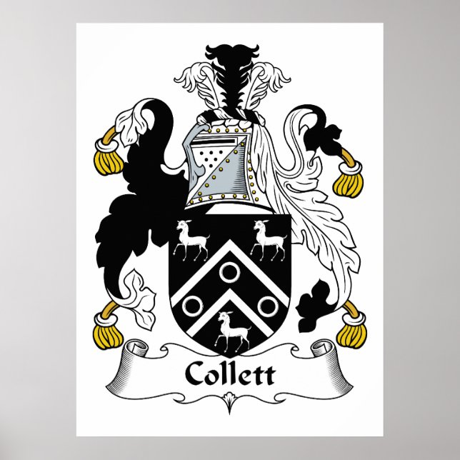 Affiche Collett Family Crest (Devant)