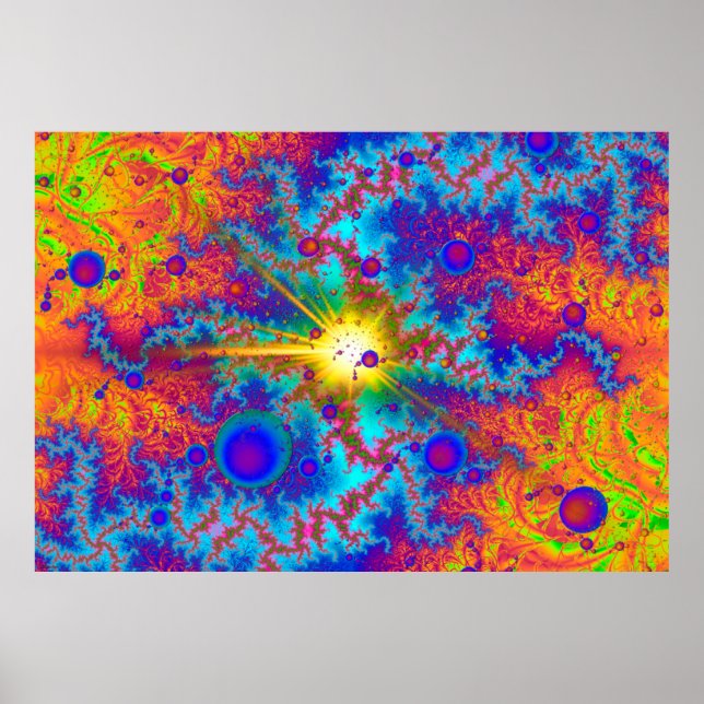 Affiche Colliant Dweeb Ballz psychédélique (Devant)