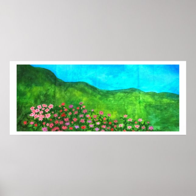 Affiche Colline des fleurs (Devant)