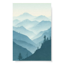 Collines brumeuses Modernes Japonais Ukiyo-e Zen