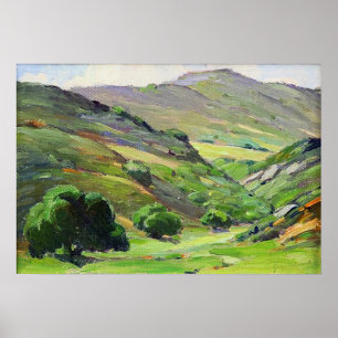 Affiche Collines - Laguna Canyon Hiver