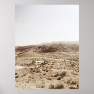 Affiche Collines peintes douces en Oregon