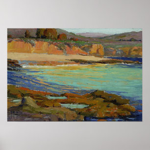 Affiche Collines - Vue côtière