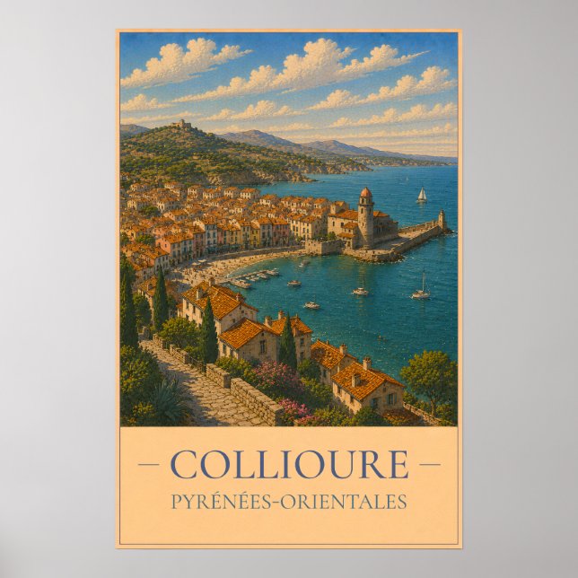 Affiche Collioure (Devant)