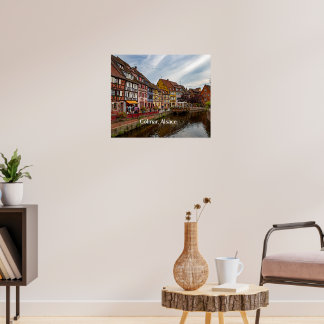 Affiche Colmar, Alsace, France Photo pittoresque
