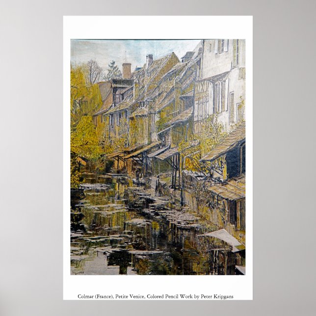 Affiche Colmar (France), Petite Venise (Devant)