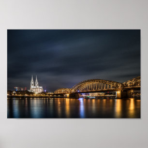 Affiche Cologne Allemagne