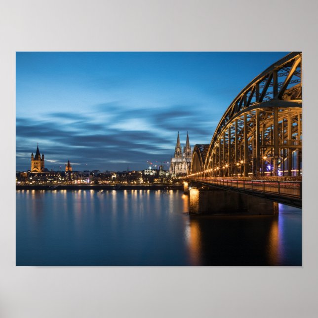 Affiche Cologne Allemagne (Devant)